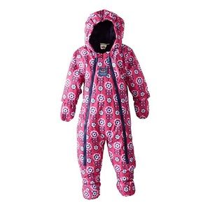 JoJo Maman Bebe Pink Floral Footie